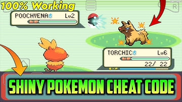 How To Get Shiny Pokemon In Pokemon Emerald Cheat Code | Glitchy Name Bug Problem Solved