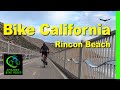 40 Minute Virtual Bike Ride | Rincon Beach California | Cycling Workout | Travel Video