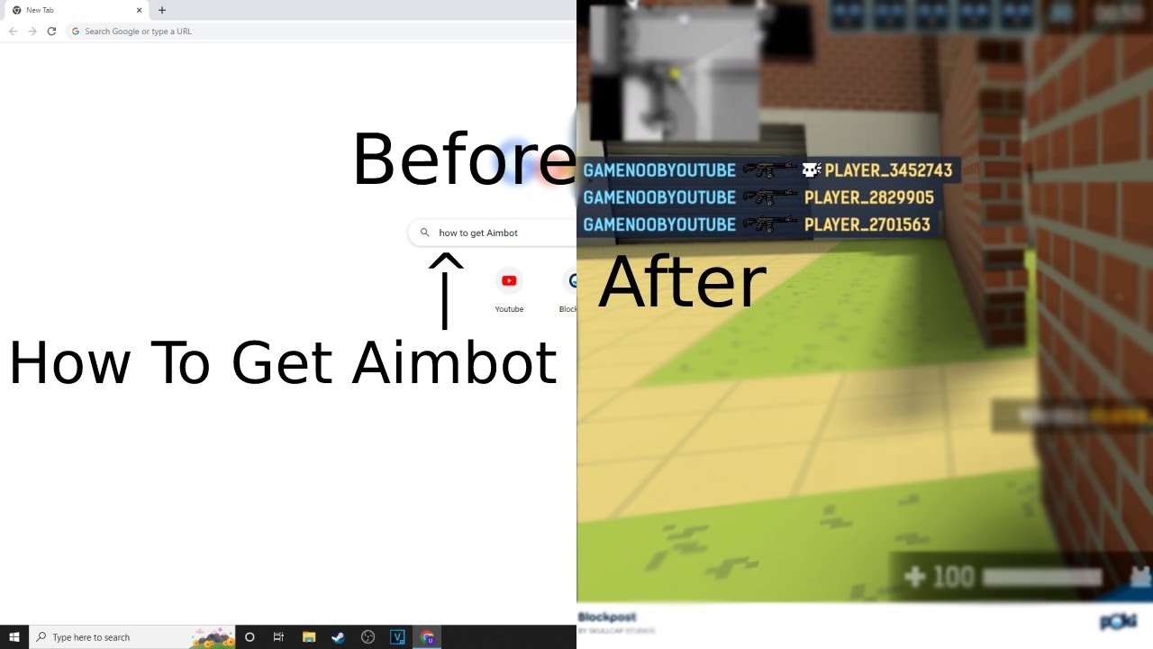 How to get Aimbot in Blockpost 😂8 min of aimbot(Montage) 