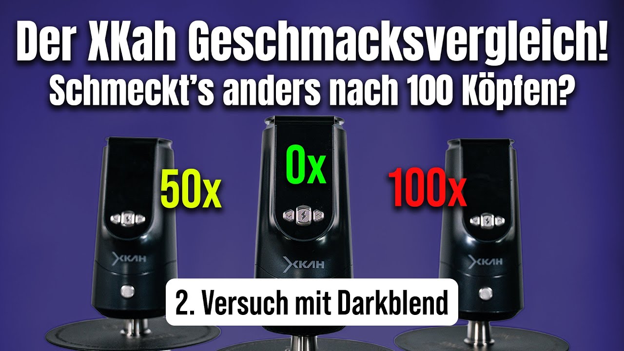 Verliert der XKAH Geschmack? | Neu vs. 50x vs. 100x Köpfe | Teil 2