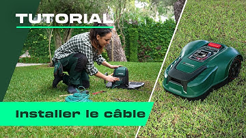 PARKSIDE Tondeuse robot 20 V - Installer le câble | A vous de jouer!