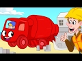 Cement Mixer Morphle Builds Houses! Construction  videos for kids