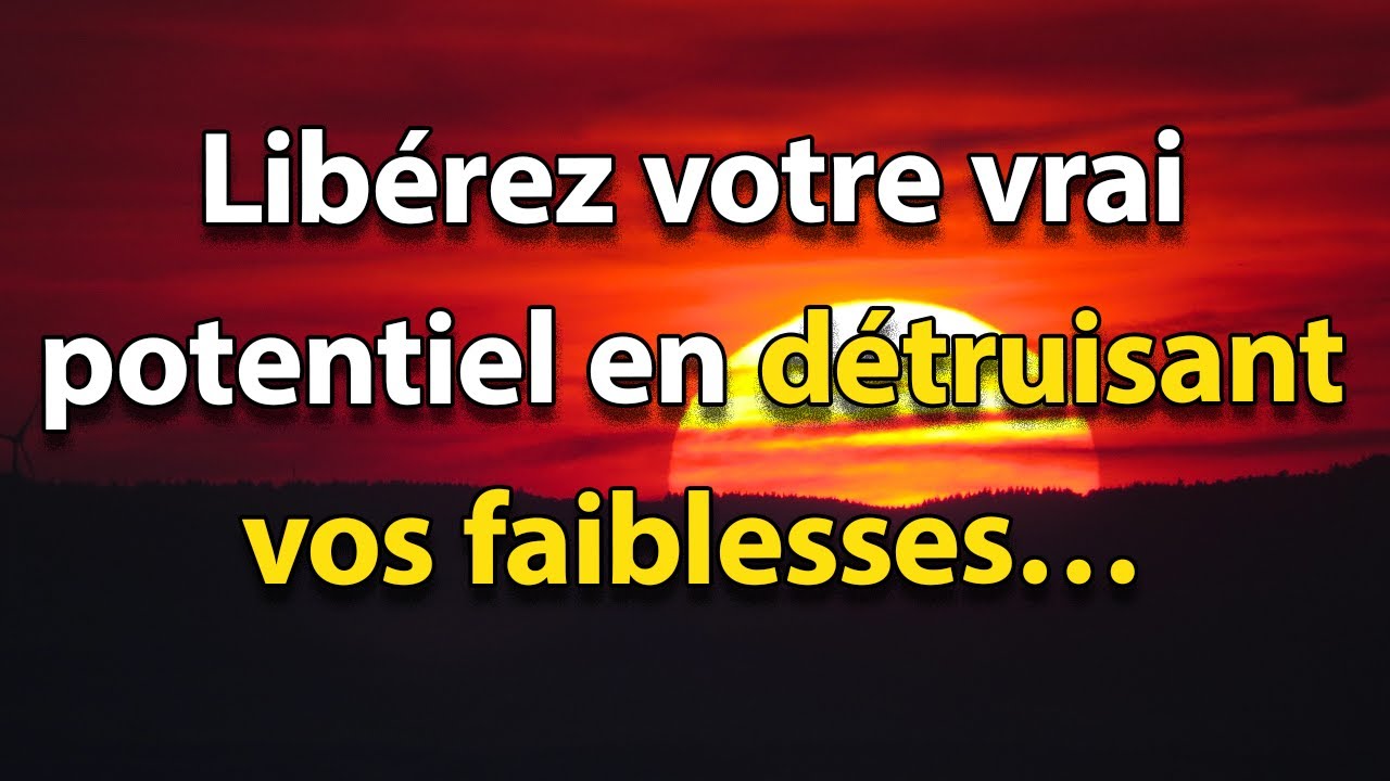 DÉTRUIS TES FAIBLESSES et LIBÈRE ton VRAI POTENTIEL | Stoïcisme