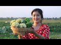 Harvest Cauliflowers And Bell Pepper / Stir Fried Cauliflower & Bell Pepper / By Countryside Life TV