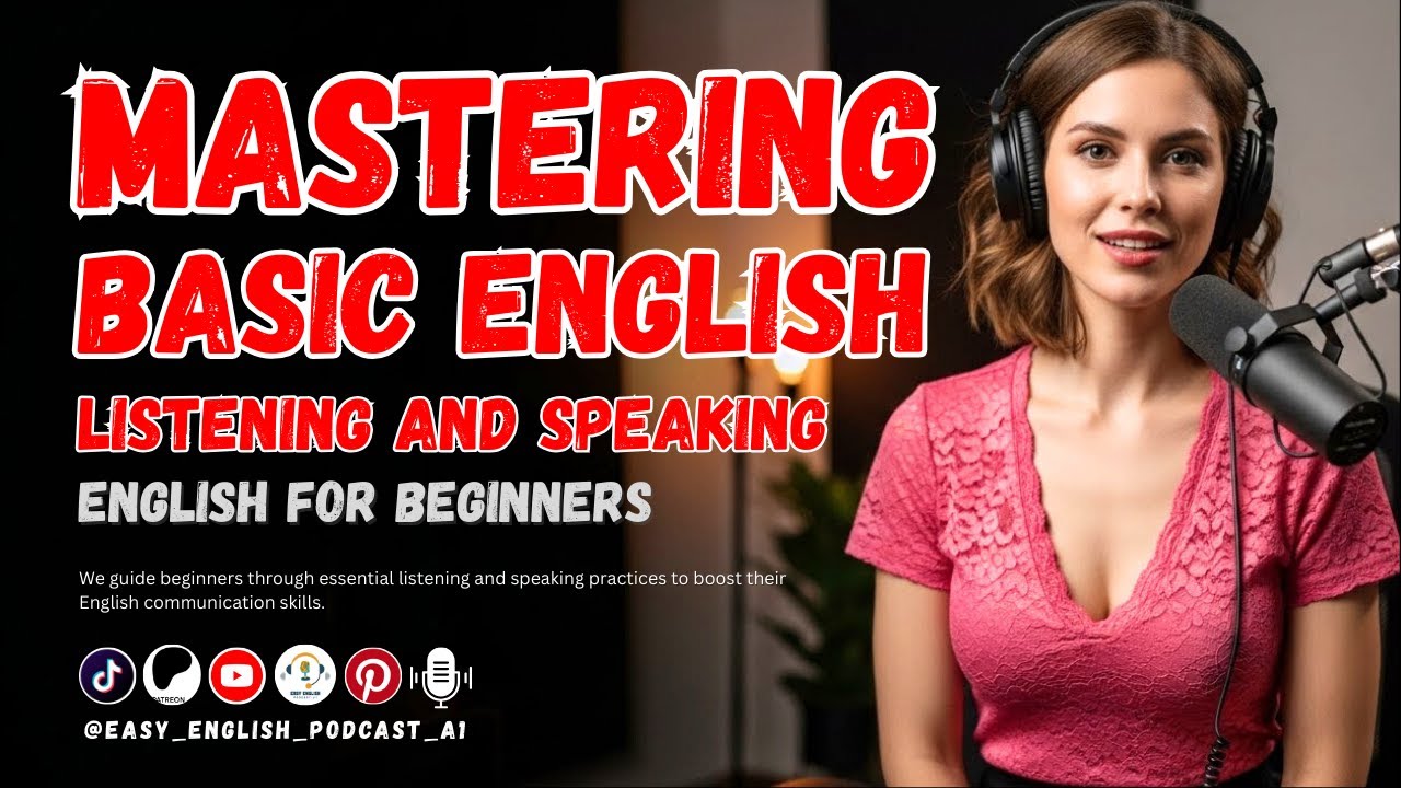 Mastering Basic English: Listening and Speaking for Beginners | Easy English Podcast A1 🎙️