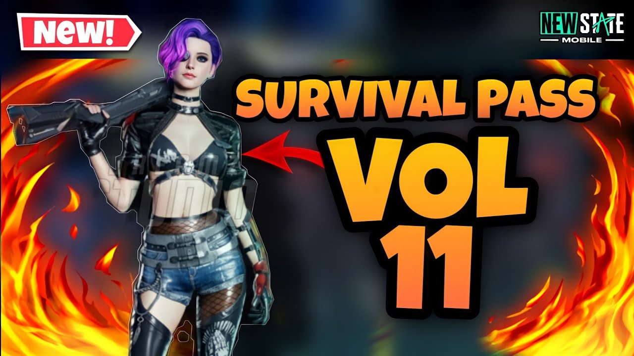 SURVIVOR PASS VOL 11 PUBG NEW STATE UPCOMING SEPTEMBER UPDATE | SURVIVAL PASS VOL 11 LEAKS