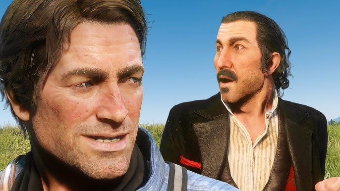 John Marston Actor Funny moments with Arthur Morgan Actor from Red Dead  Redemption 2 