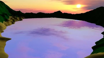 Feature 6 - Moving Water Reflecting a Skybox