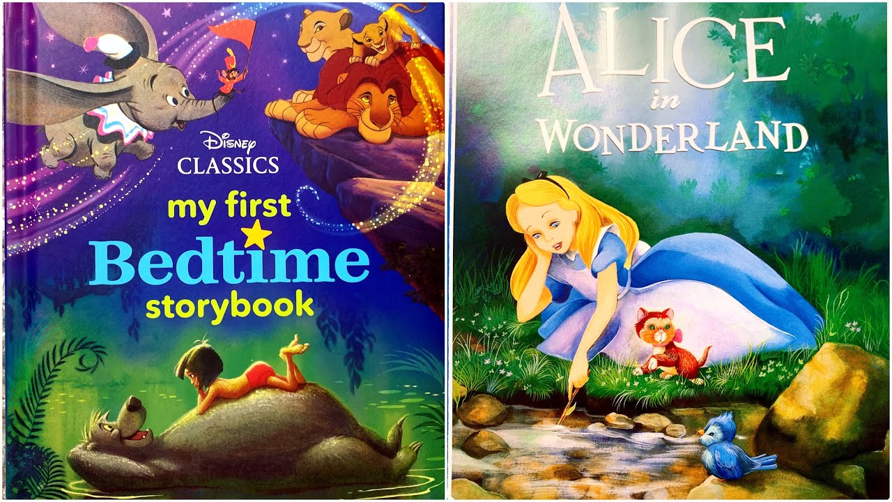 ALICE IN WONDERLAND. My first Bedtime Storybook. 2/6 Disney. Read Aloud books | Ksana Reads