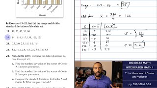 Celebrity Big Ideas Math [IM1]: 7.1 - Measures of Center and Variation (Lecture & Problem Set) Profile