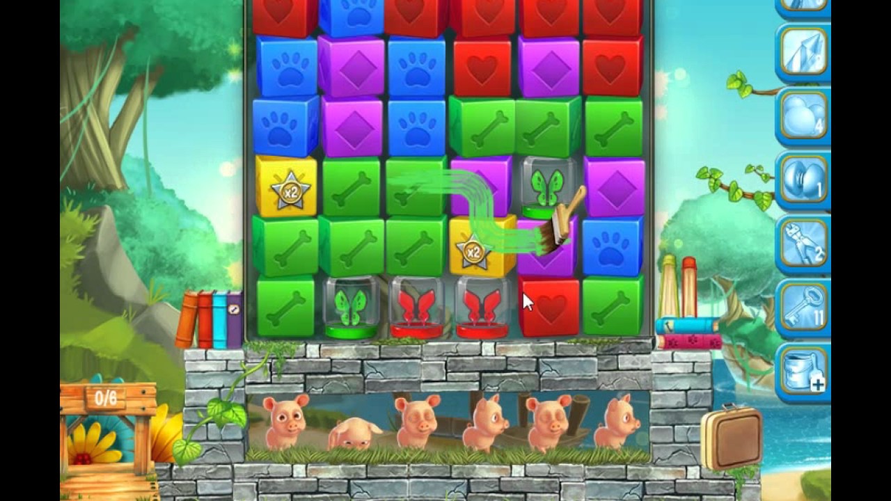 Pet Rescue Saga, Pet Island, 1st February 2017, level 6 😈 ►TOBIAS DEAMON◄