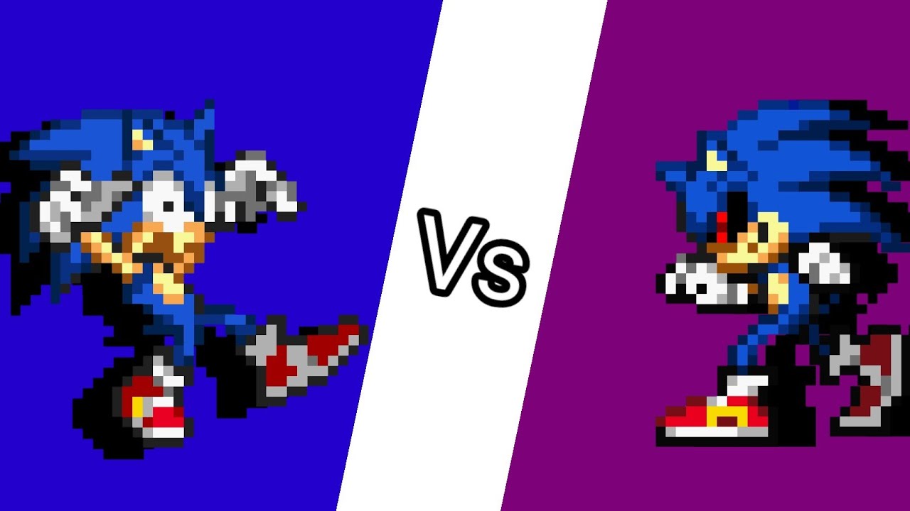 Sonic VS Sonic.Exe (Sprite animation)