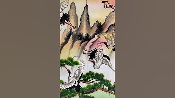 Bức Tranh Mang Ý Nghĩa Trường Tồn - Tùng Hạc Diên Niên - MYNGHEVIET