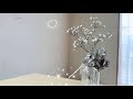 ペーパーフラワー ワイヤーで繊細なかすみ草の枝作り 
