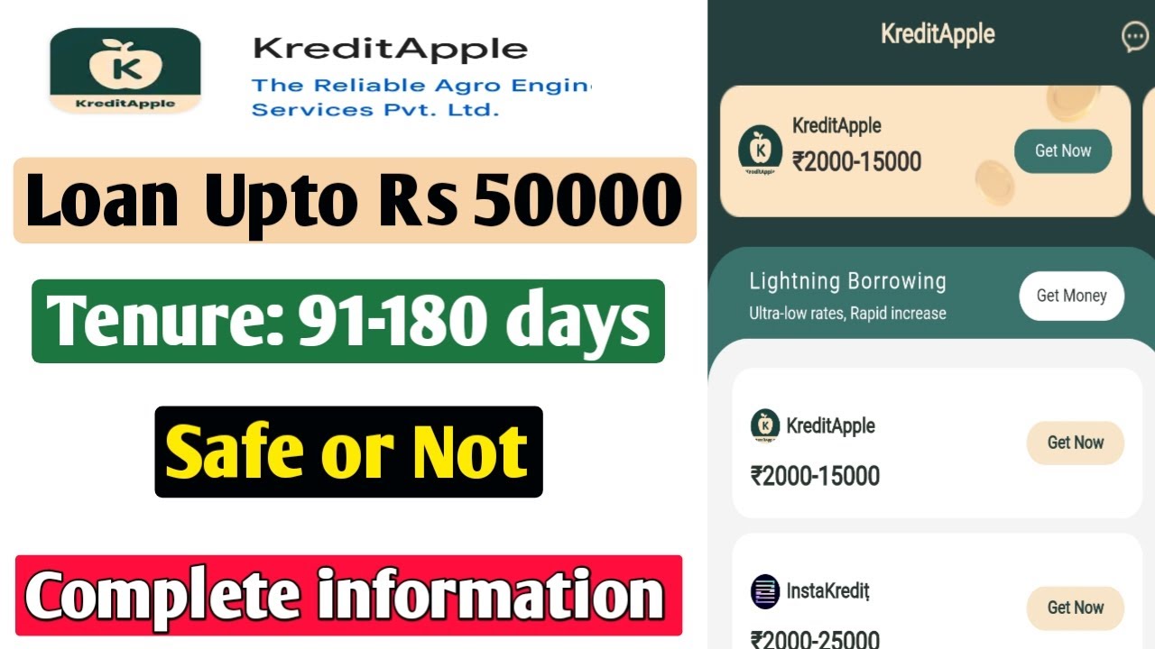 Kredit apple loan app review | Kredit apple loan app se loan kaise le | Kredit apple loan app
