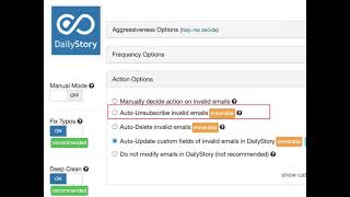 DailyStory email verification options