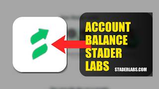 How To Check Your Account Balance On Stader Labs 2026 SIMPLE GUIDE
