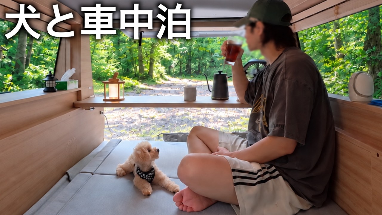 【犬と車中泊】標高700mで大雨に…それでも家より快適でした | 日産MYROOM