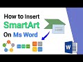How to insert SmartArt in Microsoft word | SmartArt | #SmartArt