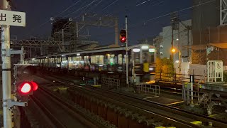 阪急淡路駅1300系７編成ミッフィー号京都線版準急天下茶屋行き入線