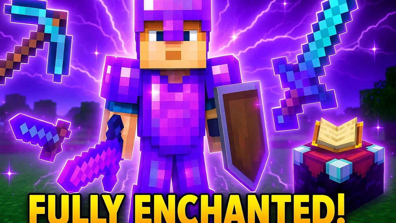 I Enchanted My FULL Diamond Armor to GOD LEVEL in Minecraft! - YouTube