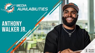 Anthony Walker Jr. meets with the media | Miami Dolphins
