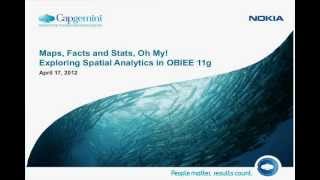 Capgemini's Oracle Webinar Series: Exploring Spatial Analytics in OBIEE 11g
