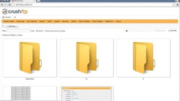 CrushFTP WebInterface File Management