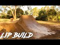 Building a Dirt Jump Lip Tips and Tricks - 90 Degree Hip Satisfying Time Lapse