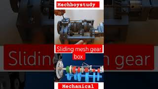 sliding mesh gear box|gear box| #automobile #mechanicalengineering #shorts #ytshorts#youtube #short
