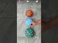Green, Blue, Orange Popping Water Ballon Satisfying #shorts #asmr #satisfying