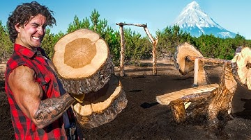 We Built a Primitive Gym in 24 Hours!