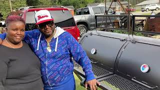250-gallon Reverse flow Smokers