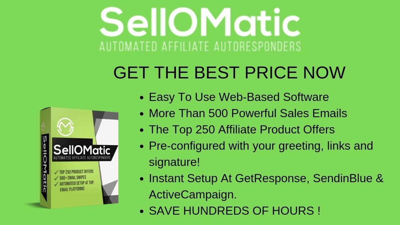 SellOMatic automated affiliate autresponders make money online now