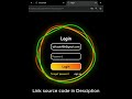 How To Make A Website With Login And Register | HTML CSS &amp; Javascript1