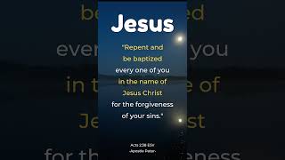 Baptize in Jesus's Name _ Acts 2:38 _ #jesus #bible #devotional #davidbaldwin