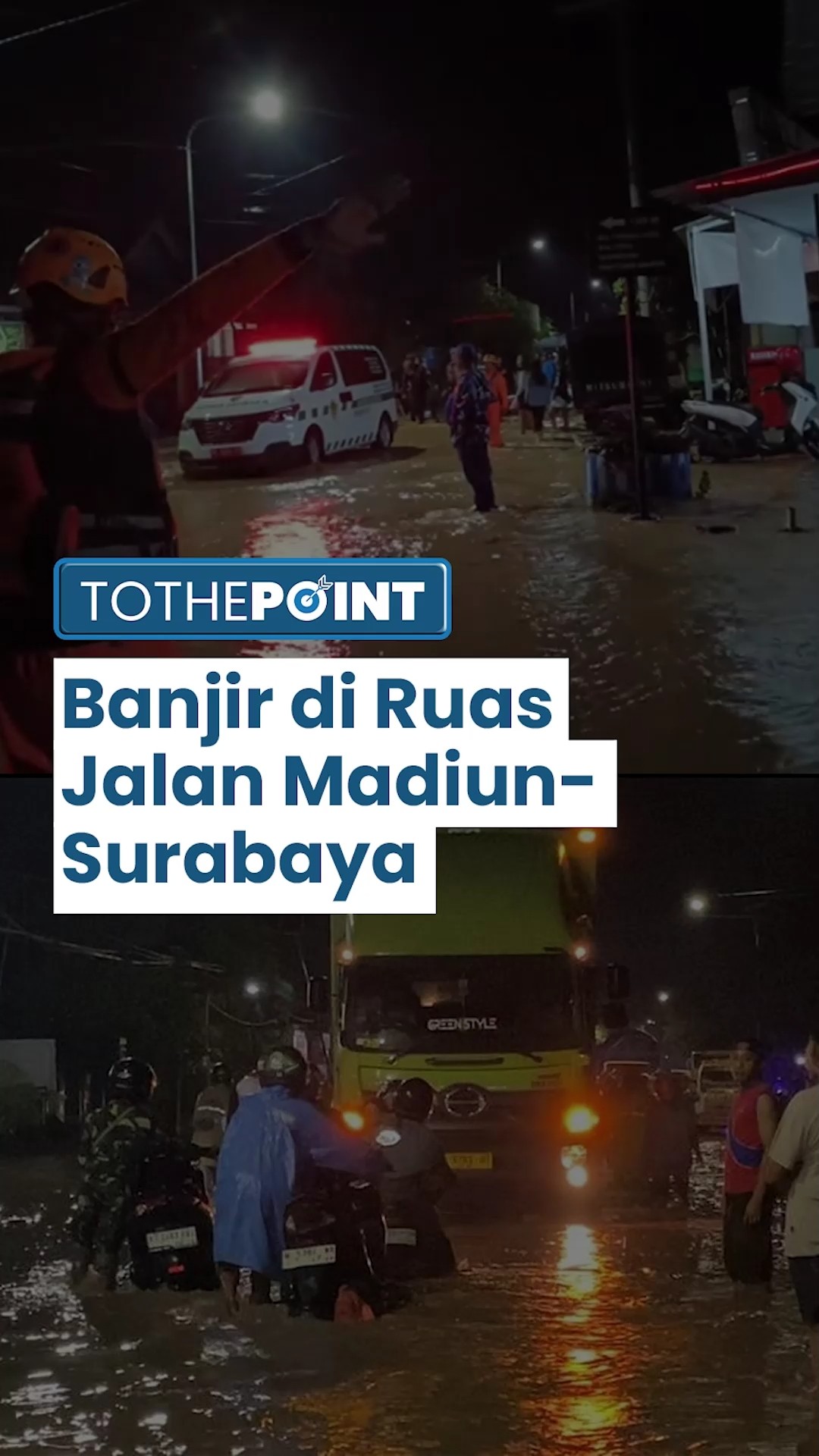Jalan Lintas Madiun-Surabaya Sempat Alami Kemacetan hingga 3 Kilometer akibat Peristiwa Banjir