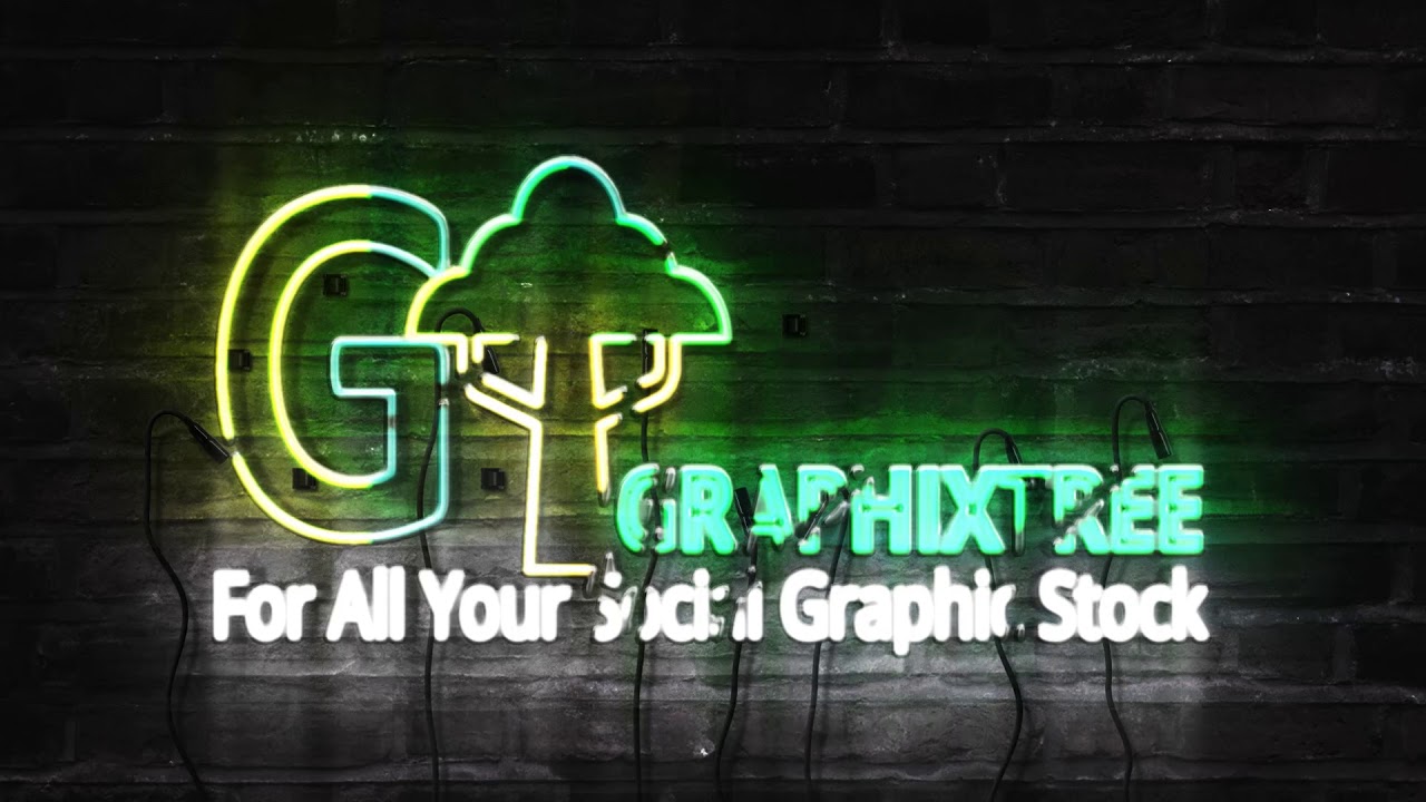 Create Neon Logo Effect - After Effect Tutorial - YouTube