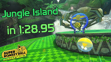 [Former WR] Jungle Island (World 1) in 1:28.95 - Super Monkey Ball Banana Mania Speedrun