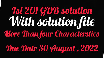 isl 201 gdb solution fall 2022 \\ isl 201 gdb soloution