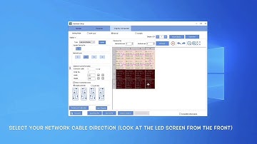 How to make display connection via LEDSet