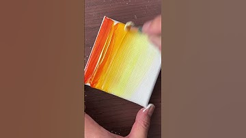 Thumbnail of Sunset scenery #shorts #acrylic #art #paint #夕焼け  #アクリル画 #アクリル絵の具 #アート