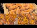 Crispy oven baked chicken without oil or fat || Baked chicken in breadcrumb coating ||