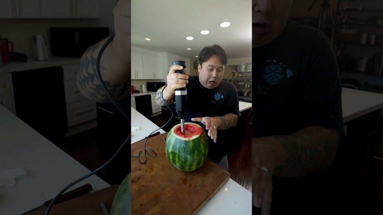 I DID A THING TO A WATERMELON🍉