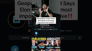 Is Elon Mysk the most important man alive? #elonmusk #tesla #spacex #trump #tech