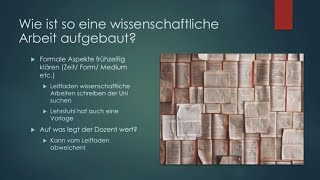 Teil 4 formale Aspekte & Aufbau - Hausarbeiten/Seminararbeiten erfolgreich schreiben - Der Kurs