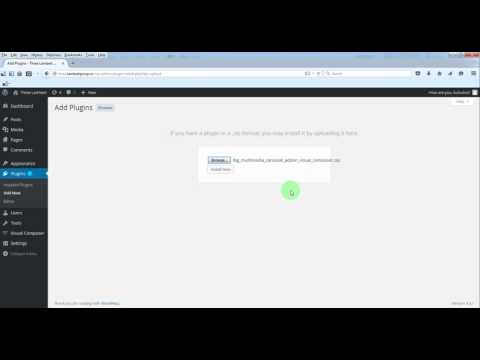 Multimedia Carousel - Visual Composer Addon - Installation