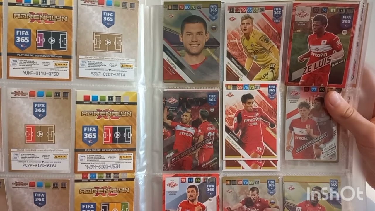 Moja kolekcja kart z piłkarzami panini fifa 365 część 5