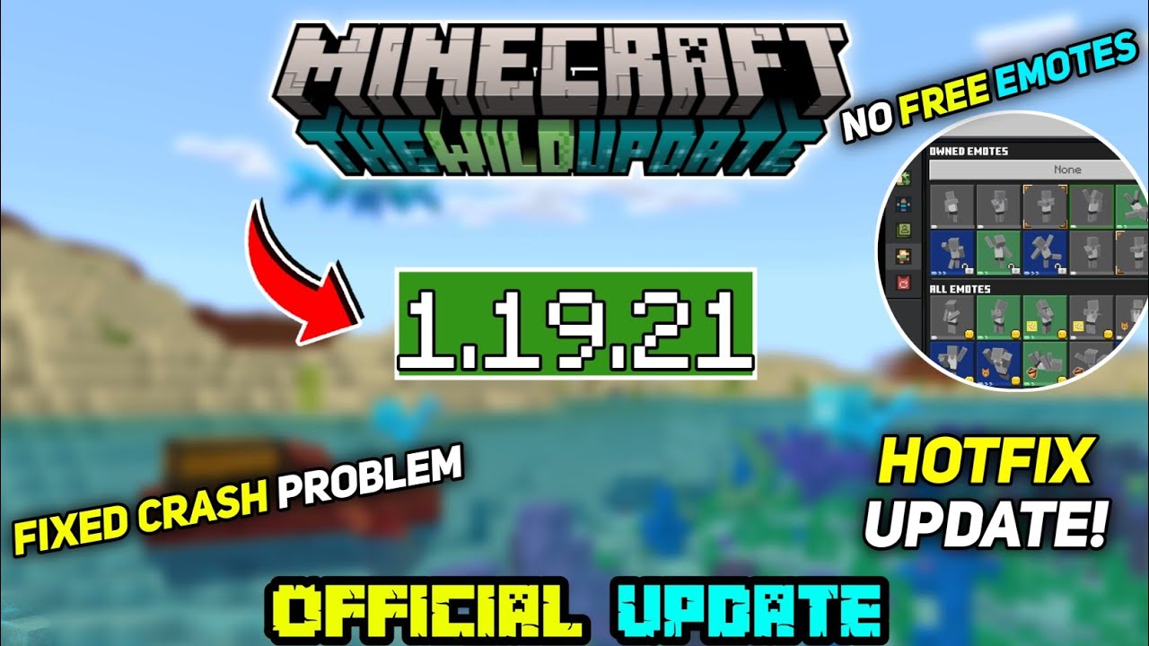 MINECRAFT PE 1.19.21 OFICIAL - QUASE A MOJANG FALI KKKJJKJKKJKJK 