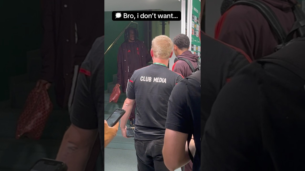 Michael Olise didn't want to talk to the media, but Jamal Musiala convinced him to stay by his side